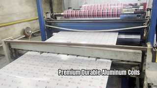 White color coated aluminum coil